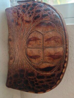 Brahmin Makeup Bag/ Small Clutch Almond Melbourne